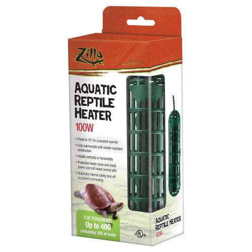Zilla Aquatic Reptile Heater 100 Watt, For Terrariums up to 40 Gallons - Image 2