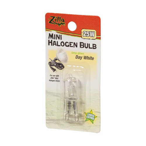 Zilla Light & Heat Mini Halogen Bulbs Day White 25 Watts - Image 2