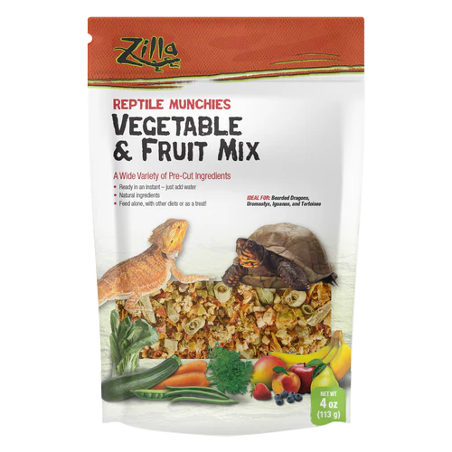 Zilla Reptile Munchies Vegetable and Fruit Mix 4 Ounces - Image 2