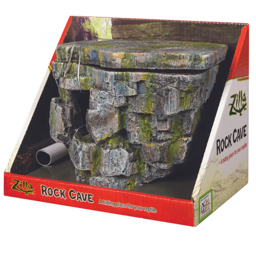 Zilla Vertical Dcor Rock Cave 8.75 x 5.875 x 7.25" - Image 2