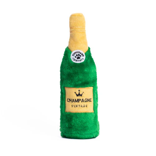 ZippyPaws Happy Hour Crusherz Dog Toy Champagne MD - Image 2