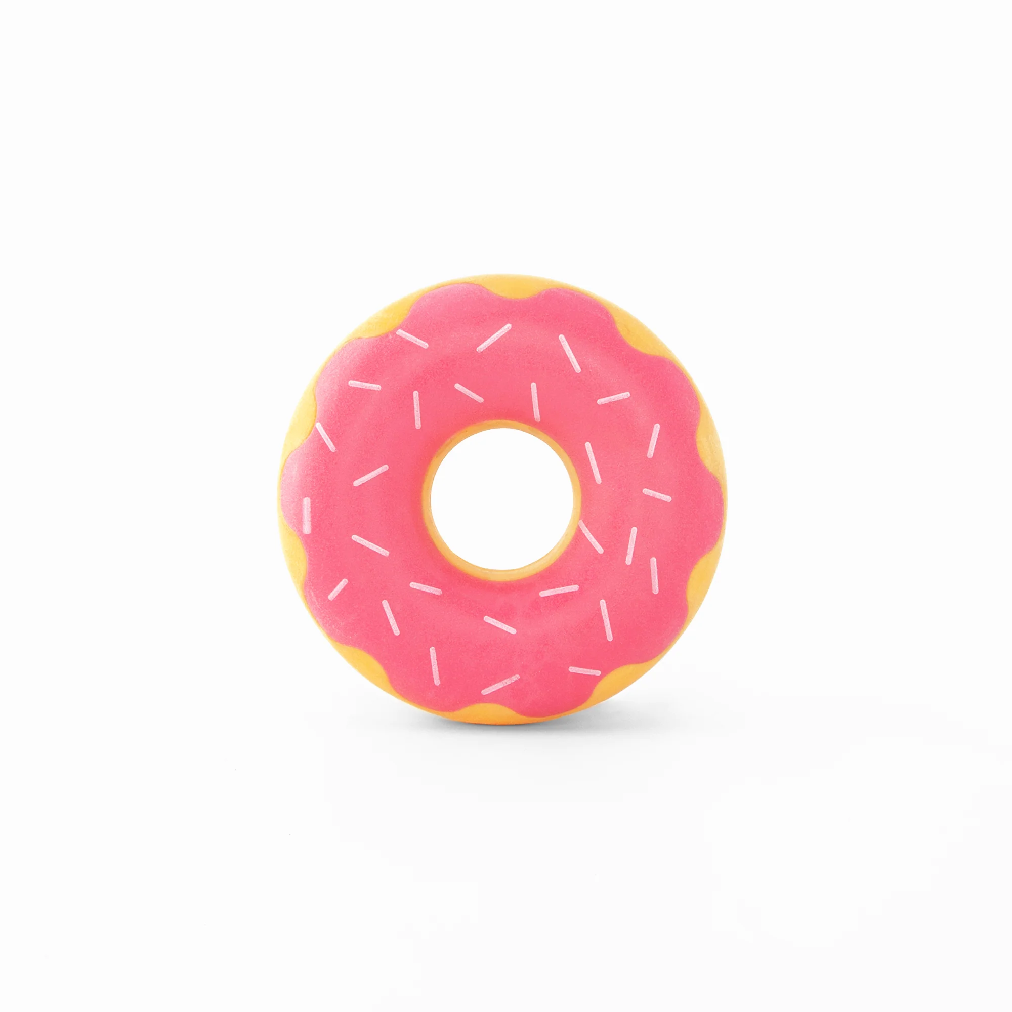 ZippyPaws ZippyTuff Donutz Dog Toy Strawberry Small