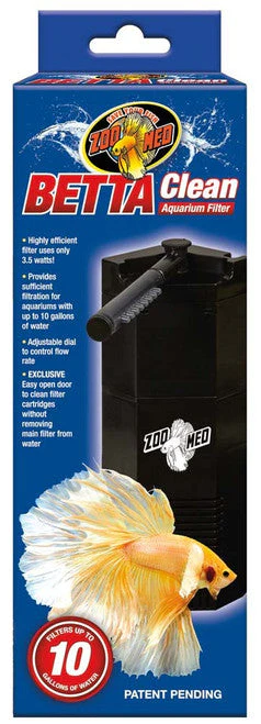 Zoo Med Betta Clean Aquarium Filter 10 Gallon, Single - Image 2