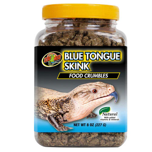 Zoo Med Blue Tongue Skink Food Crumbles Dry Food 8 oz - Image 2