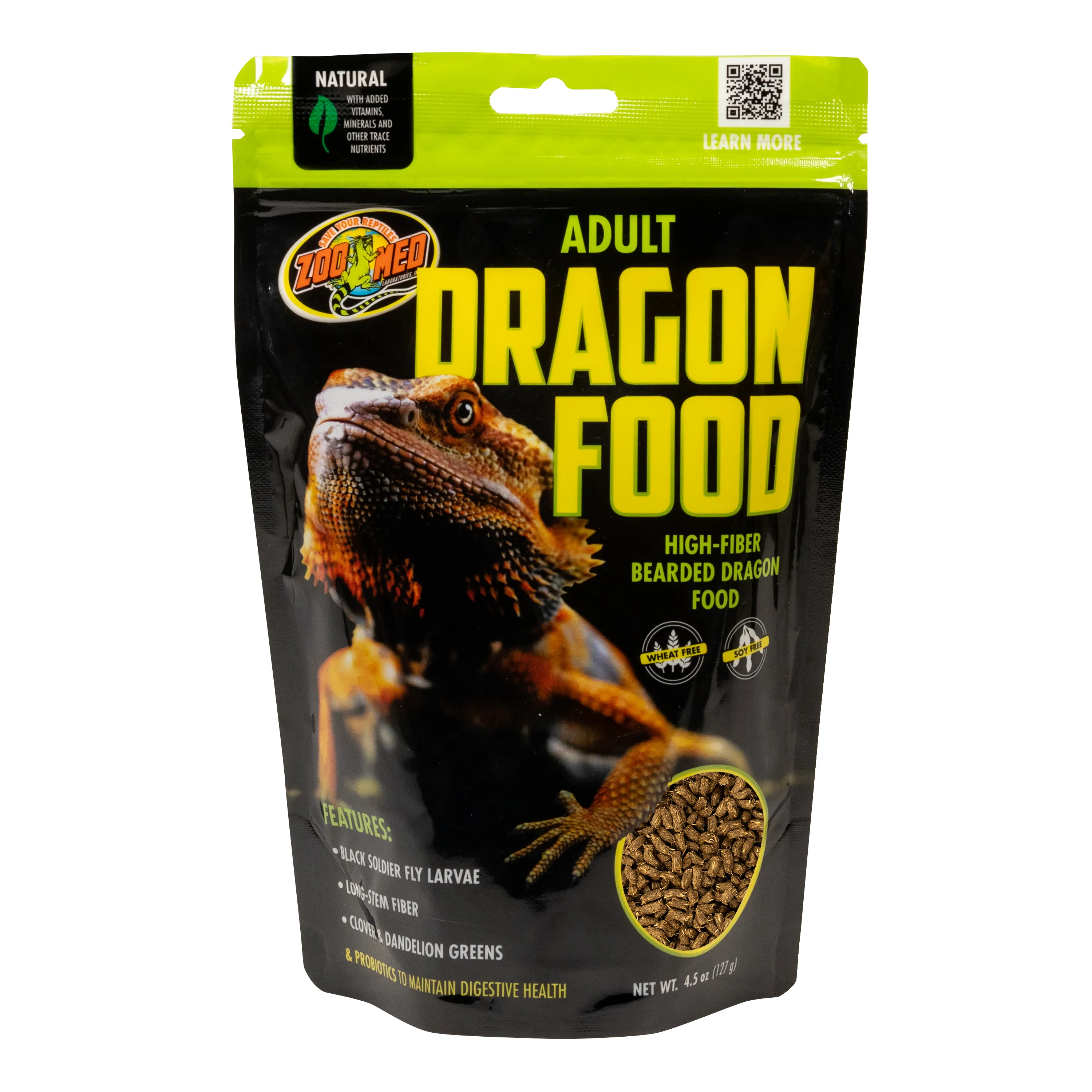 Zoo Med Adult High Fiber Dragon Food 4.5 oz