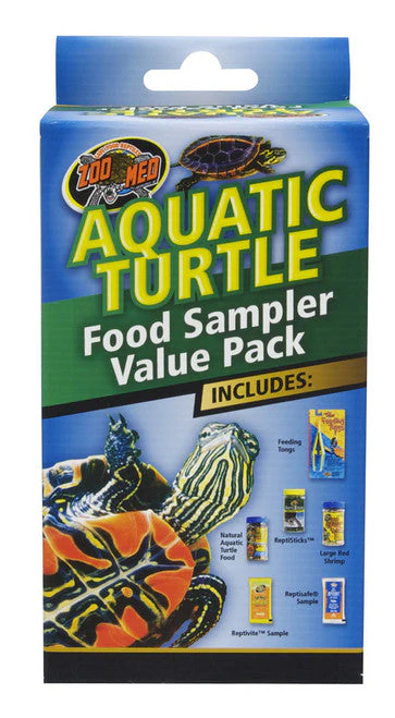 Zoo Med Aquatic Turtle Food Sampler Value Pack Display - Image 2