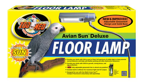 Zoo Med Avian Sun Deluxe Floor Lamp White 73 in - Image 2