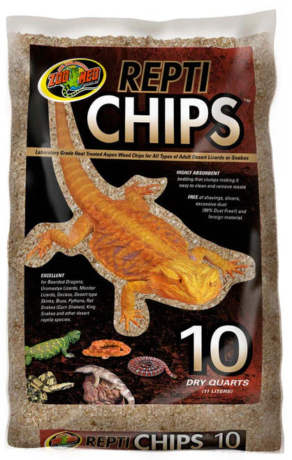 Zoo Med Repti Chips Substrate Brown 10 qt - Image 2