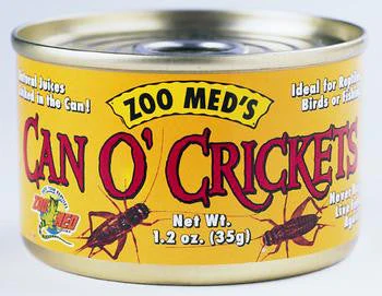 Zoo Med Can O' Adult Crickets Reptile Wet Food 1.2 oz - Image 2