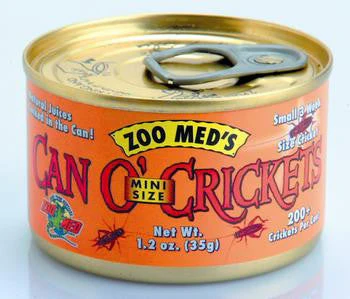 Zoo Med Can O' Mini Crickets Reptile Wet Food 1.2 oz - Image 2