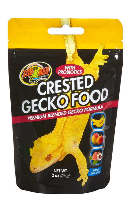 Zoo Med Crested Gecko Food Premium Blended Tropical Fruit Dry Food 2 oz - Image 2