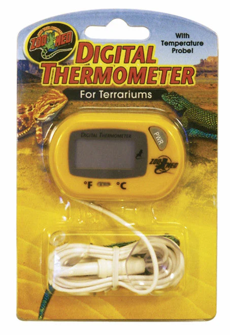 Zoo Med Digital Terrarium Thermometer Yellow - Image 2