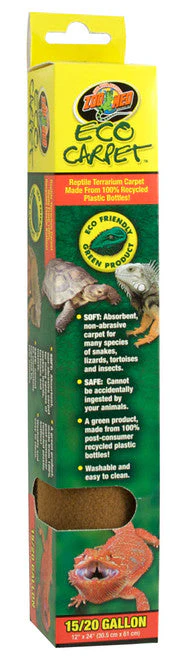 Zoo Med Eco Carpet Reptile Terrarium Carpet Green 15/20 Gallon, 12Inches X 24Inches - Image 2
