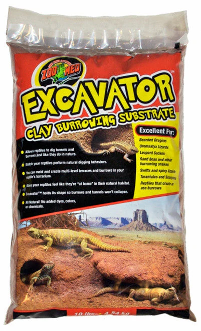 Zoo Med Excavator Clay Burrowing Substrate Brown 10 lb - Image 2