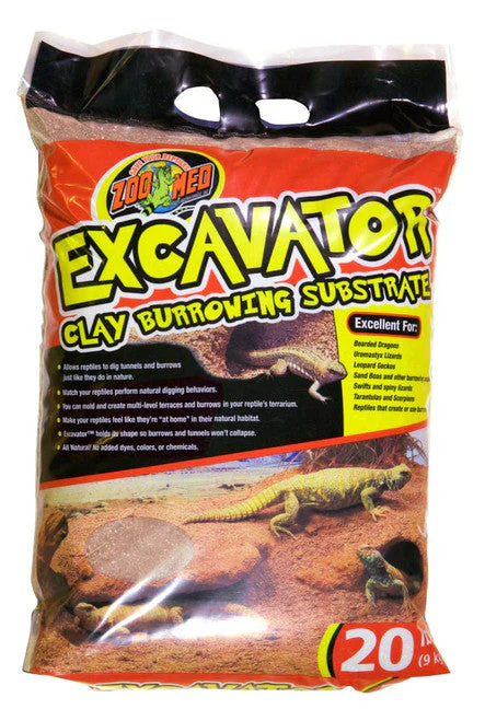 Zoo Med Excavator Clay Burrowing Substrate Brown 20 lb - Image 2