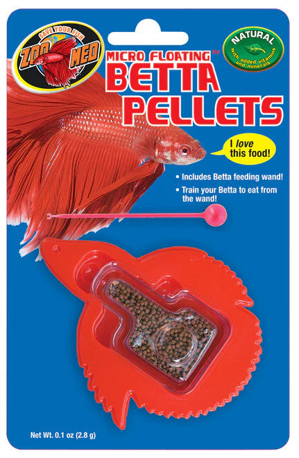 Zoo Med Micro Floating Betta Pellet Fish Food 0.15 oz - Image 2
