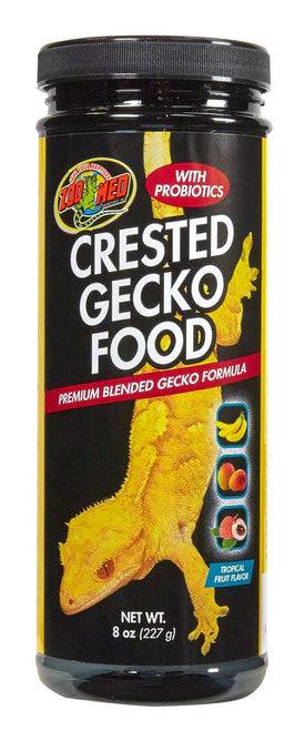 Zoo Med Crested Gecko Food Premium Blended Tropical Fruit Dry Food 8 oz - Image 2