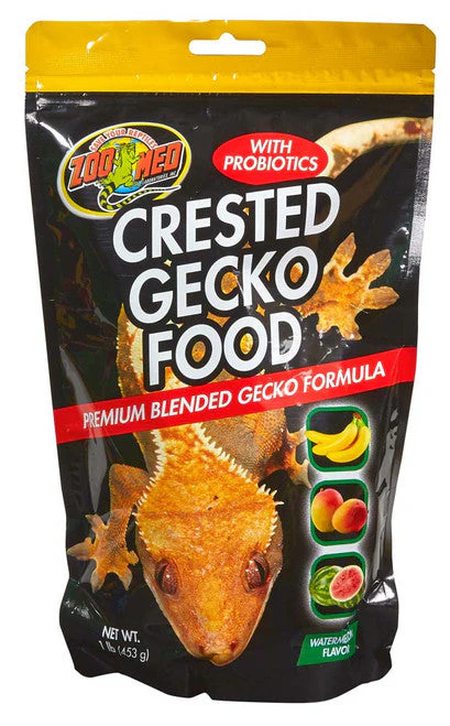 Zoo Med Crested Gecko Food Premium Blended Watermelon Dry Food 1 lb - Image 2