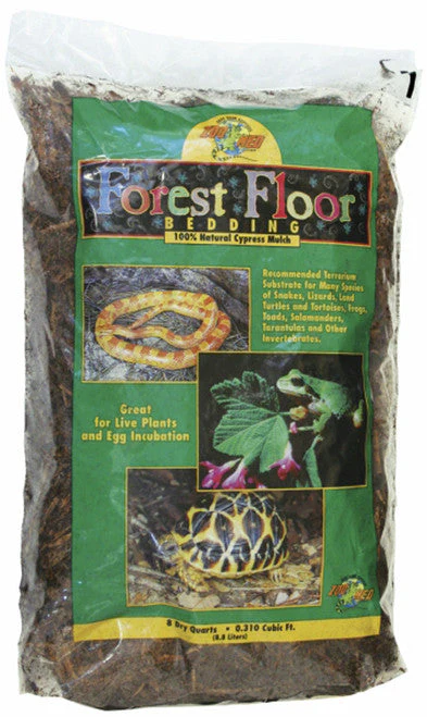 Zoo Med Forest Floor Natural Cypress Mulch Bedding Substrate Brown 8 qt - Image 2