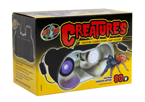 Zoo Med Creatures Combo Dome Lamp Fixture Black - Image 2
