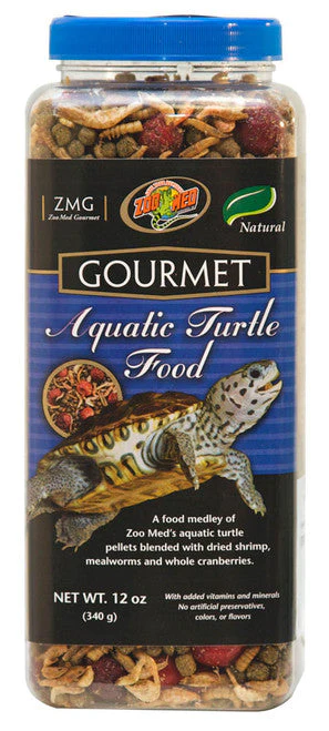 Zoo Med Gourmet Aquatic Turtle Dry Food 12 oz - Image 2