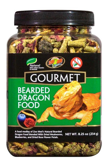 Zoo Med Gourmet Bearded Dragon Dry Food 8.25 oz - Image 2