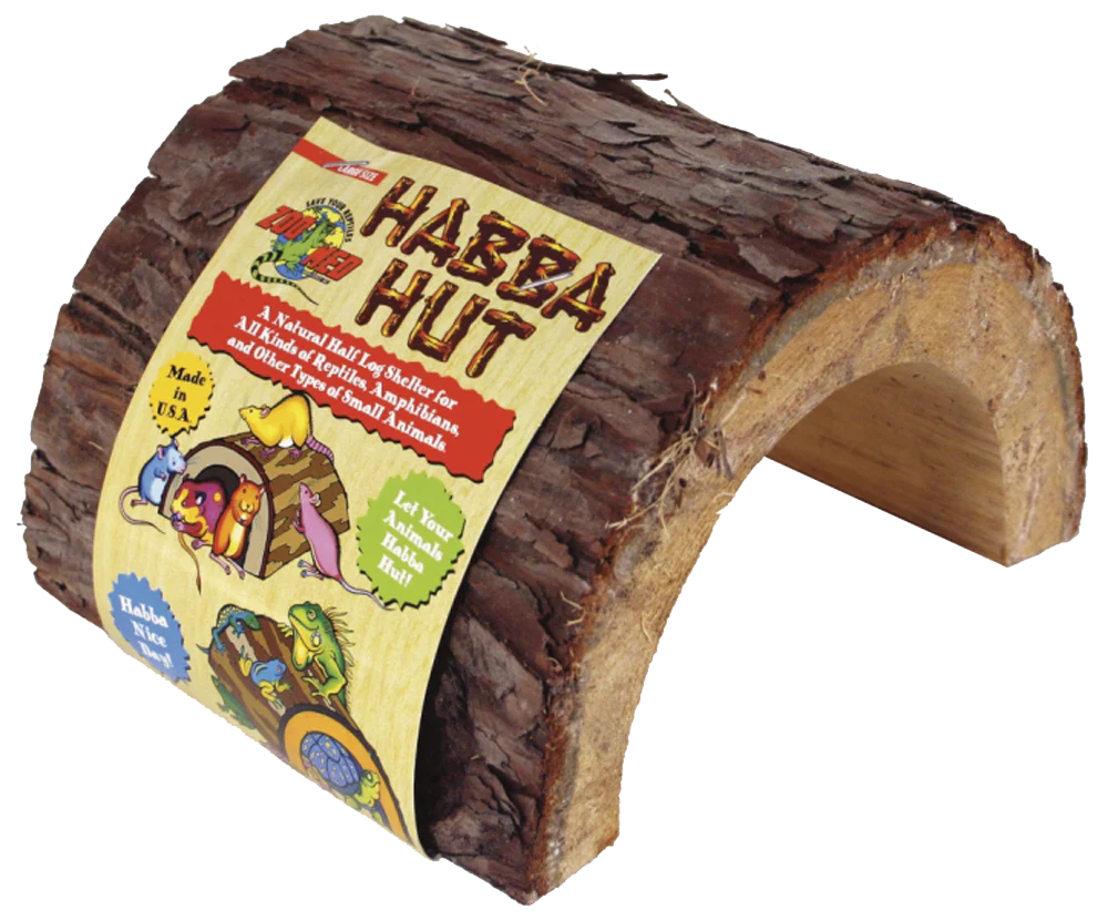 Zoo Med Habba Hut Terrarium Hideaway Brown LG