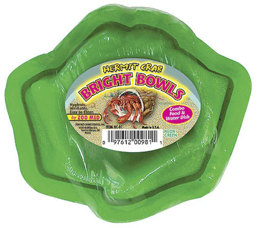 Zoo Med Hermit Crab Bright Bowl Neon Green - Image 2