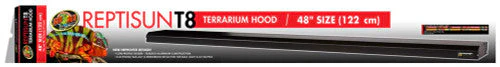 Zoo Med ReptiSun T8 Terrarium Hood Hood Only Black 48 in - Image 2