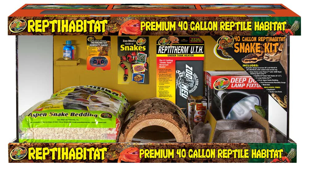 Zoo Med ReptiHabitat Snake Kit 40 gal.