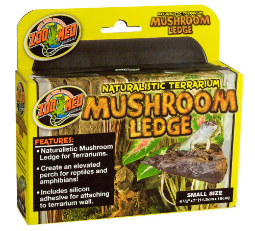 Zoo Med Mushroom Ledge Elevated Perch Brown SM - Image 2
