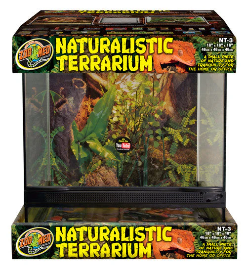Zoo Med Naturalistic Terrarium Black, Clear 18 in x 18 in x 18 in SD-3 - Image 2