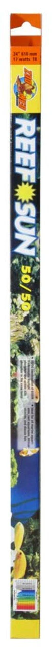Zoo Med Reef Sun 50/50 Actinic & Daylight T8 Lamp White 24 in (D)