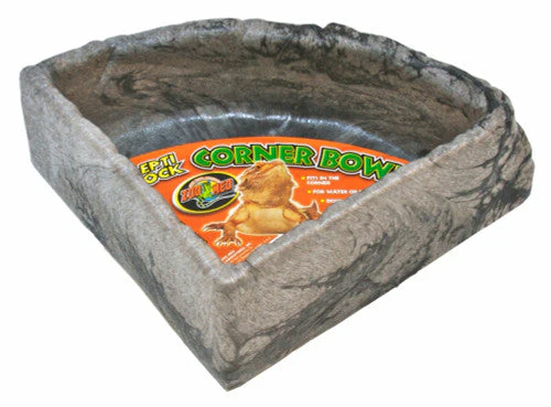 Zoo Med Repti Rock Corner Bowl Water Dish Assorted LG - Image 2