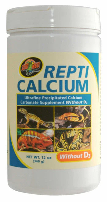 Zoo Med Repti Calcium without Vitamin D3 Reptile Supplement 12 oz - Image 2