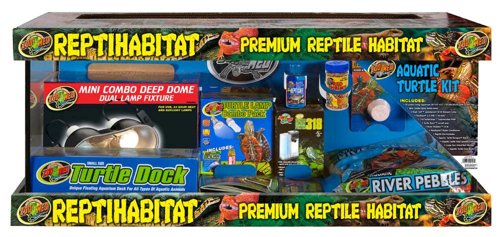 Zoo Med ReptiHabitat Aquatic Turtle Kit 20 gal SD-3