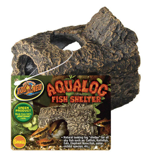 Zoo Med Aqualog Fish Shelter Brown SM - Image 2