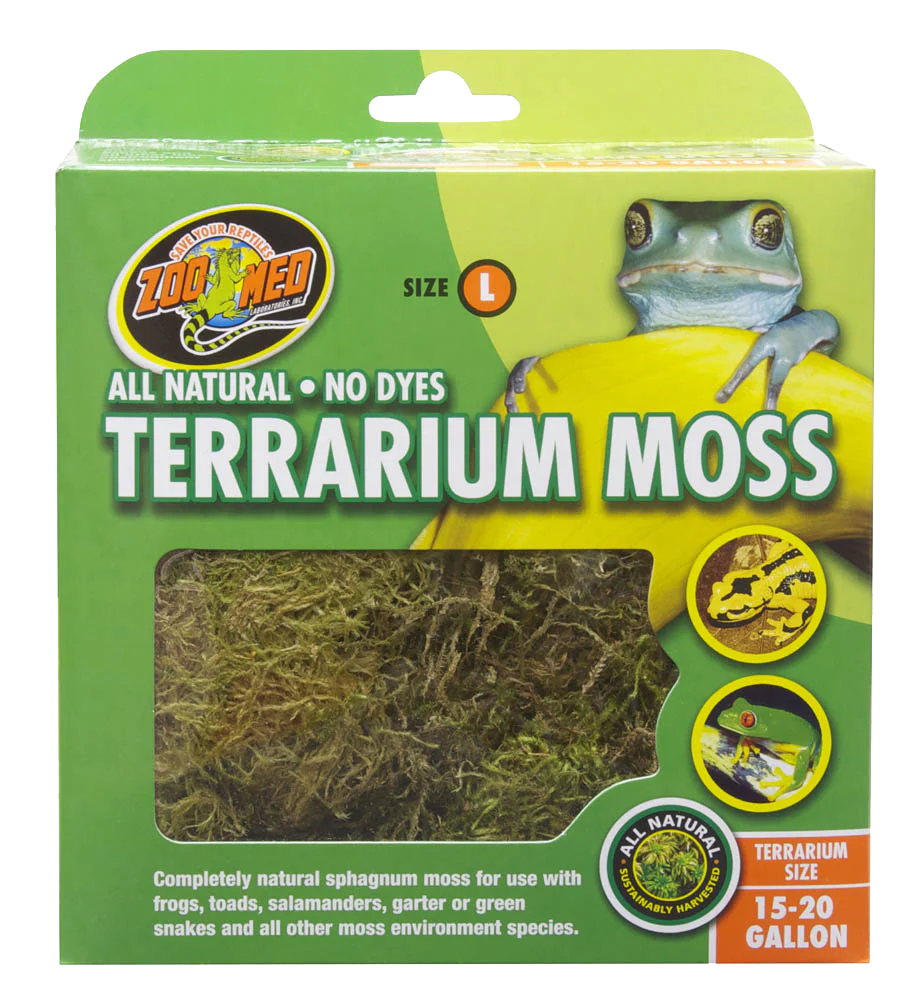 Zoo Med Terrarium Moss Substrate Green 15/20gal LG