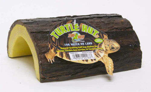 Zoo Med Turtle Hut Brown/Yellow LG - Image 2