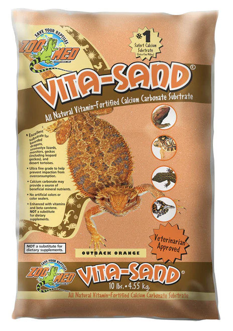Zoo Med Vita-Sand Substrate Outback Orange 10 lb - Image 2