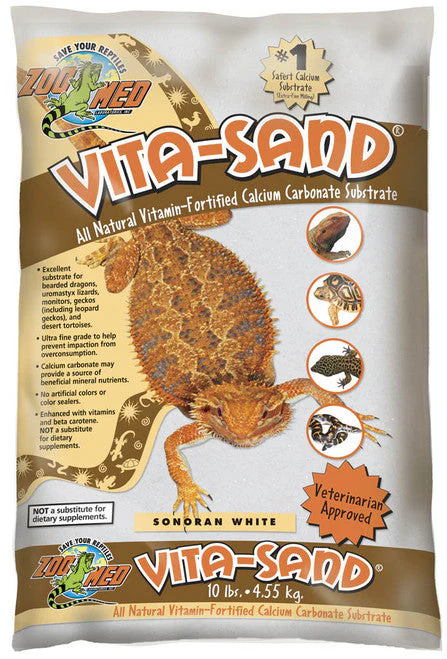 Zoo Med Vita-Sand Substrate Sonoran White 10 lb - Image 2