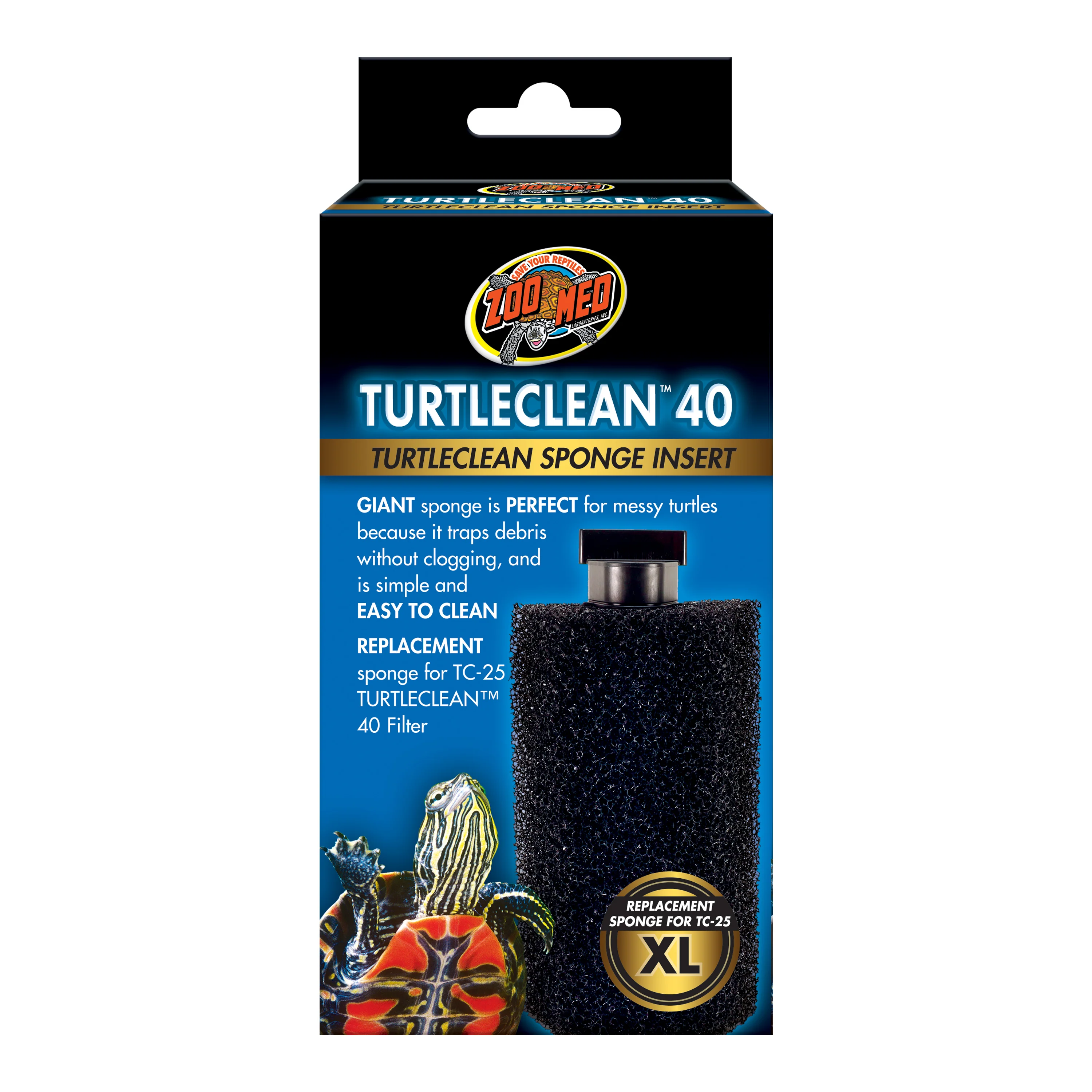 Zoo Med Zoo Med TurtleClean 10 Replacement Sponge Insert X-Large
