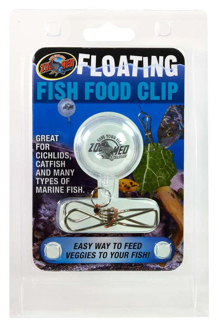 Zoo Med Floating Fish Food Clip Clear, Silver - Image 2