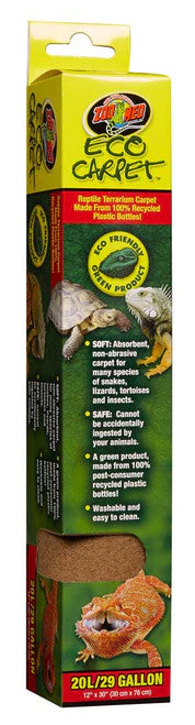 Zoo Med Eco Carpet Reptile Terrarium Carpet Tan 20L/29 Gallon, 12Inches X 30Inches - Image 2
