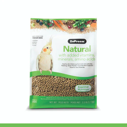 ZuPreem Natural Bird Food Cockatiels 2.5 lb - Image 2