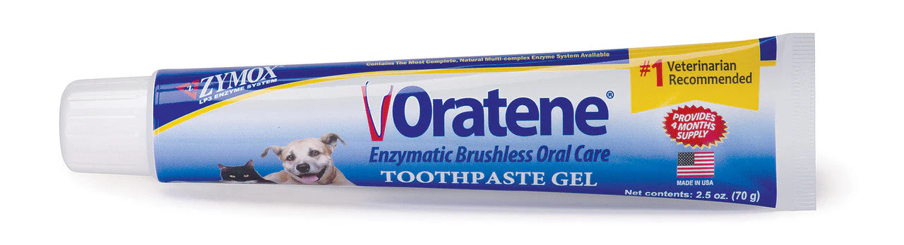 Zymox Brushless Enzymatic Oral Care Therapy Dental Gel for Dogs 2.5 oz